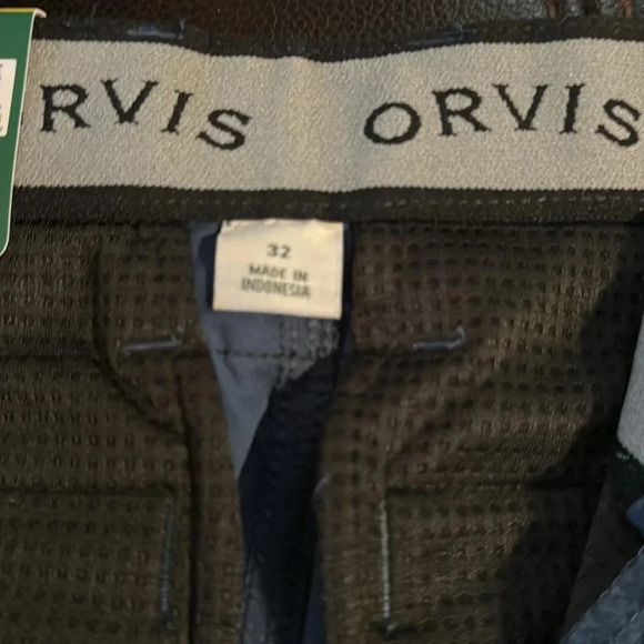 NWT Orvis Men's Tech Shorts Navy Blue Size 32 - Picture 6 of 7